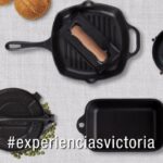 Victoria Enamelled Cast Iron Meat Press with Wooden Handle - Image 3