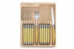 Laguiole by Andre Verdier Steak Knife & Fork Set 12 - Image 4