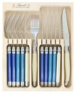 Laguiole by Andre Verdier Steak Knife & Fork Set 12 - Image 5