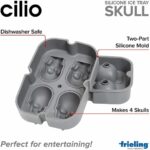 Cilio Silicone Ice Cube Tray Cranio - Image 3