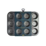 MasterClass Non-Stick 12 Hole Deep Baking Pan - Image 2