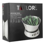 Taylor Pro Weighing Bowl Dual Digital Kitchen Scale 5kg - Image 3