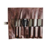 Arrow Leather Knife Roll Bag