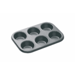 MasterClass Non-Stick 6 Hole Deep Baking Pan