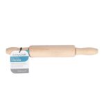 KitchenCraft Beech Wood Mini Revolving Rolling Pin