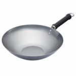 KitchenCraft Oriental Carbon Steel Wok 30cm