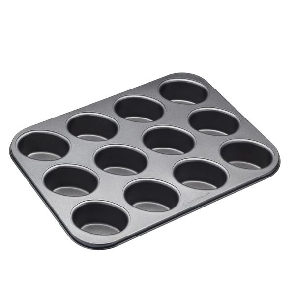 MasterClass-Non-Stick-Friand-Tin-12-Hole-1 MasterClass Non Stick Friand Tin 12 Hole - Image 1