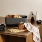 Eva Solo Bread Bin Grey with Bamboo Lid 9.0L - Image 2