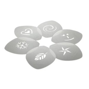 Aerolatte Cappuccino Art Stencils Set of 6