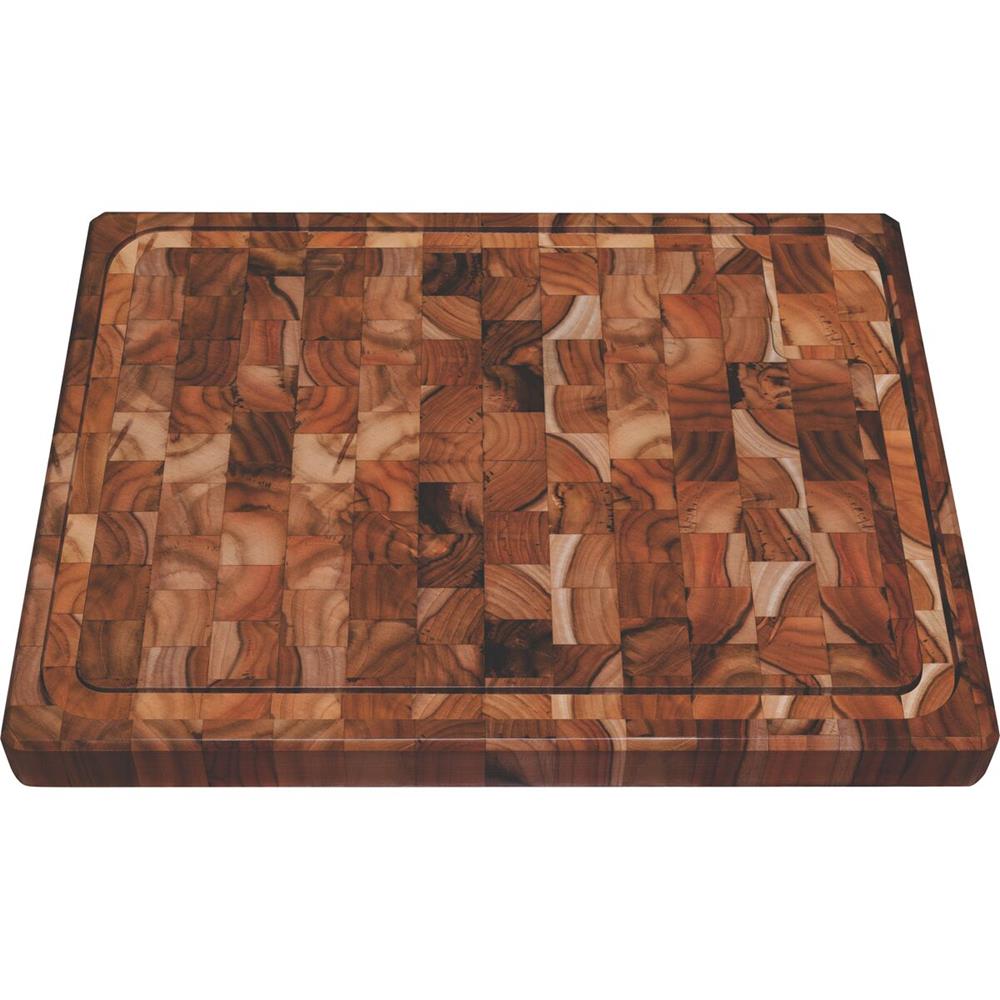 Tramontina-Teak-End-Grain-Inverted-Chopping-Board-1 Tramontina Teak End Grain Inverted Chopping Board - Image 1