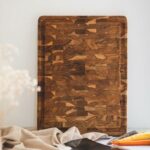Tramontina Teak End Grain Inverted Chopping Board - Image 3