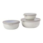 Mepal Cirqula Multi Bowl Set 3pc Nordic White