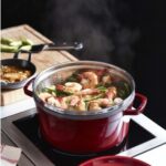Staub Round Cast Iron Casserole & Steamer 5.2L - Image 2