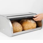 Brabantia Bread Bin Roll Top Matt Steel - Image 2