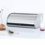 Brabantia Bread Bin Roll Top Matt Steel - Image 5