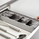 Joseph Joseph Drawerstore Compact Cutlery Organizer Grey - Image 2