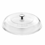 Staub Cast Iron Saute Pan & Glass Lid 28cm - Image 3