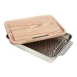 Ooni Stainless Steel Large Roasting Pan with Carving Board
