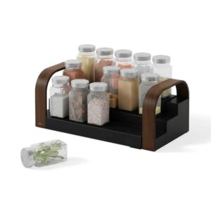 Umbra Bellwood Expandable 3 Tier Spice Shelf Walnut