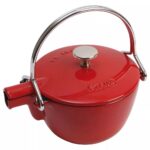 Staub Cast Iron Round Tea Pot 1.15L Grenadine Red