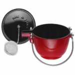 Staub Cast Iron Round Tea Pot 1.15L Grenadine Red - Image 3
