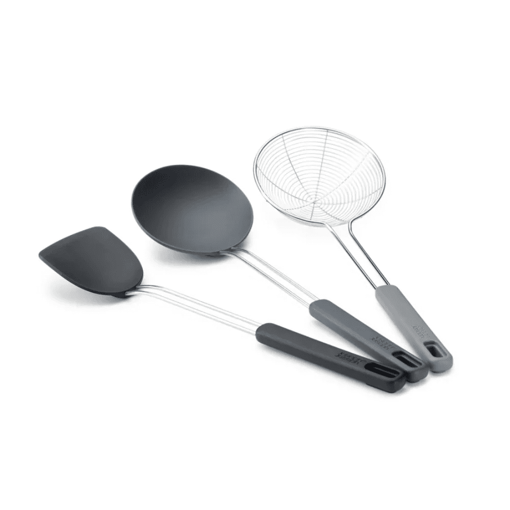 Joseph-Joseph-Nest™-Fusion-3-Piece-Wok-Utensil-Set-Black Joseph Joseph Nest™ Fusion 3-Piece Wok Utensil Set Black - Image 1