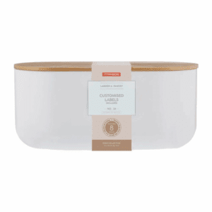 Typhoon Eden Bread Bin with Reusable Labels