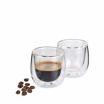 Cilio Double Walled Espresso Glass Verona 80ml Set Of 2 - Image 2