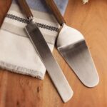 Nicolson Russell Wooden Cake Knife and Server Set 2 - Image 2