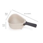 Joseph Joseph Droplet Large Colander White - Image 3