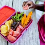 Crunchbox Classic 5 Compartment Lunchbox Aqua - Image 2