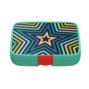 Crunchbox Classic 5 Compartment Lunchbox Aqua
