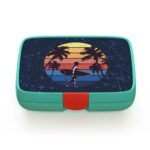 Crunchbox Classic 5 Compartment Lunchbox Aqua - Image 5