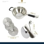 MasterClass Stainless Steel Rotary Food Mill - Image 3