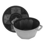 Staub Cast Iron Diamond Cocotte 2.8l Grey - Image 3