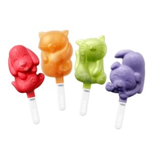 Zoku Cat & Dog Ice Pop Freezer Mould 4pc