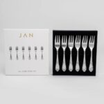 Jan Pluto Stainless Steel Cake Forks Set of 6 - Image 3