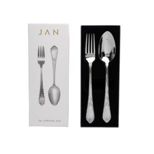 Jan Pluto Stainless Steel Salad Server Set 2pc