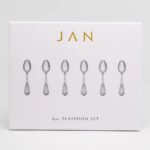 Jan Pluto Stainless Steel Teaspoons Set of 6 - Image 2