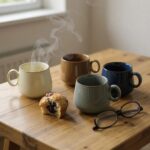 Nicolson Russell Santorini Mug Olive Grey 250ml - Image 2